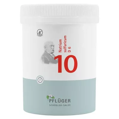 Biochemija Pflueger 10 Natrum sulfuricum D 6 tabletės, 1000 vnt Biochemija Pflueger 10 Natrum sulfuricum D 6 tabletės, 1000 vnt