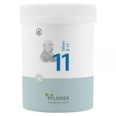BIOCHEMIE Pflüger 11 Silicea D 12 tablečių, 1000 kapsulių