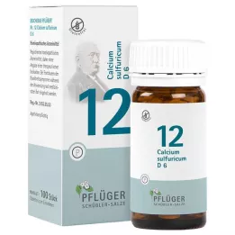 BIOCHEMIE Pflüger 12 Calcium sulphuricum D 6 tabletės, 100 vnt