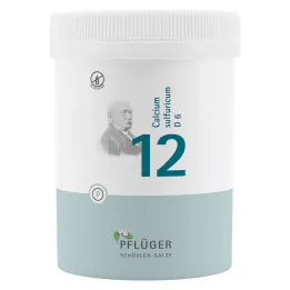 BIOCHEMIE Pflüger 12 Calcium sulphuricum D 6 tabletės, 1000 vnt