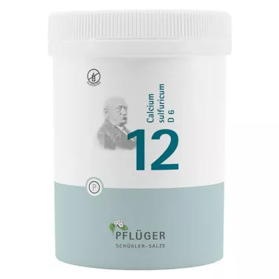 Biochemija Pflueger 12 Calcium sulfuricum D 6 tabletės, 1000 vnt Biochemija Pflueger 12 Calcium sulfuricum D 6 tabletės, 1000 vnt