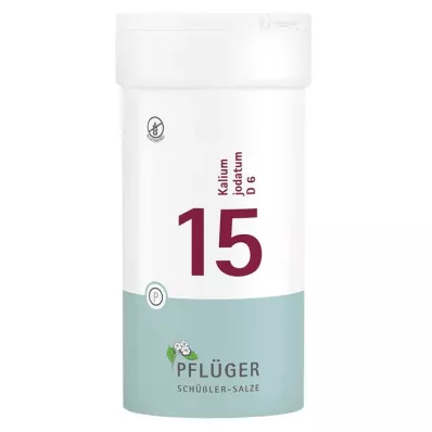 BIOCHEMIE Pflüger 15 Potassium iodatum D 6 tabletės, 400 kapsulių