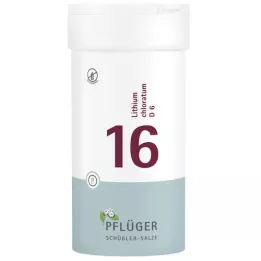 BIOCHEMIE Pflüger 16 Lithium chloratum D 6 tabletės, 400 vnt