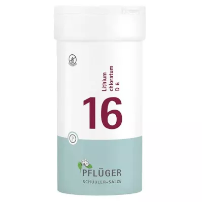 Biochemistry Pflueger 16 Lithium chloratum D 6 tabletės, 400 vnt