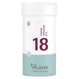 BIOCHEMIE Pflüger 18 Calcium sulphuratum D 6 tabletės, 400 vnt