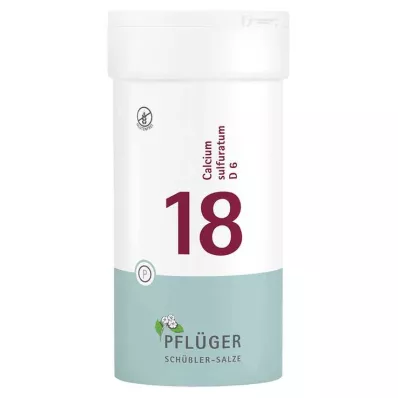 BIOCHEMIE Pflüger 18 Calcium sulphuratum D 6 tabletės, 400 vnt