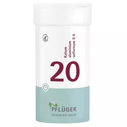 BIOCHEMIE Pflüger 20 Potassium alumin.sulfur.D 6 tabletės, 400 vnt