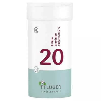 Biochemija Pflueger 20 Potassium aliuminio sulfuricum D 6 tabletės, 400 vnt Biochemija Pflueger 20 Potassium aliuminio sulfuricum D 6 tabletės, 400 vnt