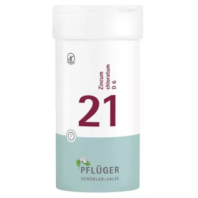 BIOCHEMIE Pflüger 21 Zincum chloratum D 6 tabletės, 400 vnt