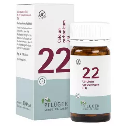 BIOCHEMIE Pflüger 22 Calcium carbonicum D 6 tabletės, 100 vnt