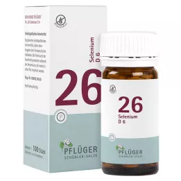 BIOCHEMIE Pflüger 26 Selenas D 6 tabletės, 100 kapsulių