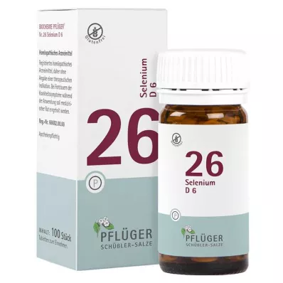 Biochemija Pflueger 26 Selenium D 6 tabletės, 100 vnt