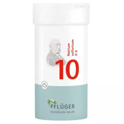 BIOCHEMIE Pflüger 10 Natrium sulfuricum D 6 milteliai, 100 g