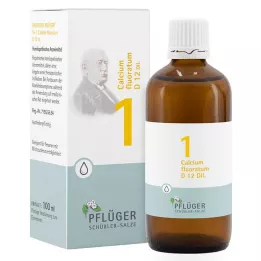 BIOCHEMIE Pflüger 1 Calcium fluoratum D 12 lašų, 100 ml