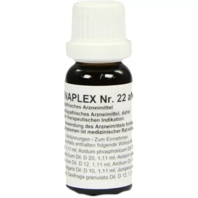 REGENAPLEX Nr. 22 aN lašai, 15 ml