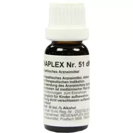 REGENAPLEX Nr. 51 dN lašai, 15 ml