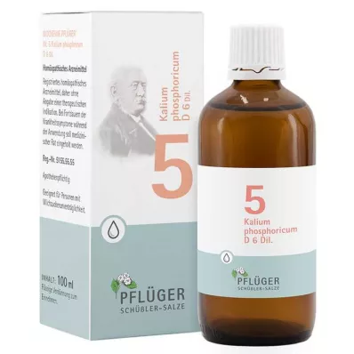 BIOCHEMIE Pflüger 5 Potassium phosphoricum D 6 lašinti, 100 ml