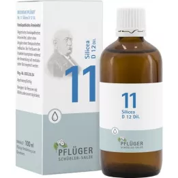 BIOCHEMIE Pflüger 11 Silicea D 12 lašų, 100 ml