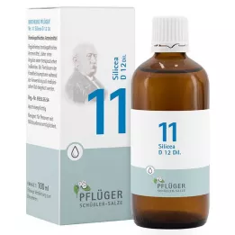 BIOCHEMIE Pflüger 11 Silicea D 12 lašų, 100 ml