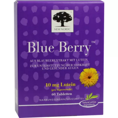 BLUE BERRY Tabletės, 60 vnt