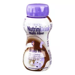NUTRINIDRINK MultiFibre šokolado skonio, 200 ml
