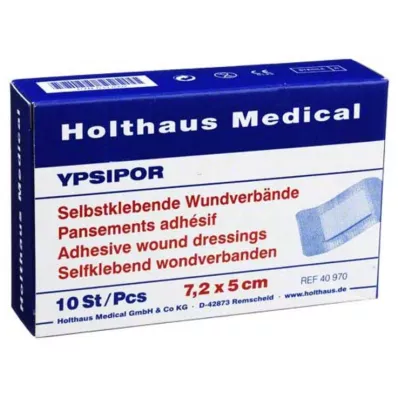 WUNDVERBAND Ypsipor sterilus 5x7,2 cm, 10 vnt WUNDVERBAND Ypsipor sterilus 5x7,2 cm, 10 vnt