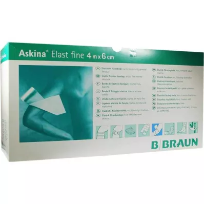 Askina Elast Fine Bandage 4mx6, 100 vnt Askina Elast Fine Bandage 4mx6, 100 vnt