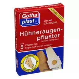 GOTHAPLAST Cornmed kukurūzų tinkas 2x6 cm, 5 vnt