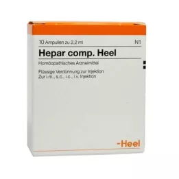 HEPAR COMP.Kulno ampulės, 10 vnt