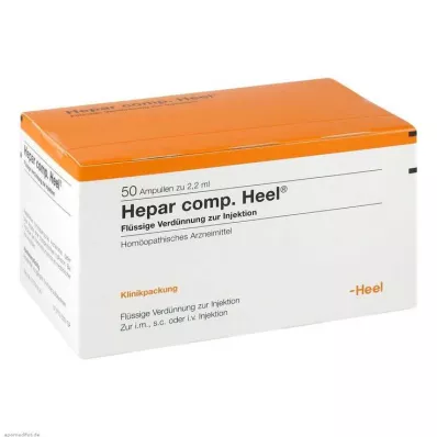 HEPAR COMP.Kulno ampulės, 50 vnt