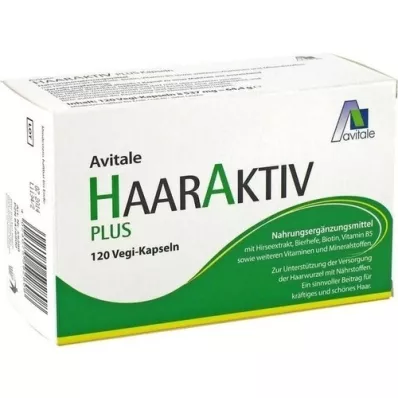 HAARAKTIV Plus Vegi kapsulės, 120 kapsulių