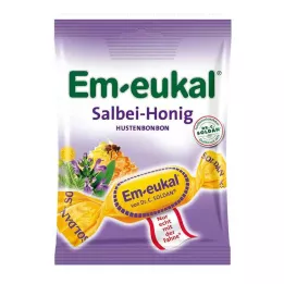 EM-EUKAL Šalavijų medaus saldainiai su cukrumi, 75 g