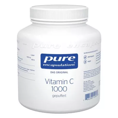 PURE ENCAPSULATIONS Vitaminas C 1000 kapsulės, 250 vnt