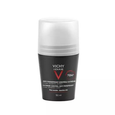 VICHY HOMME Dezodorantas antiperspirantas 72h extreme Cont., 50 ml VICHY HOMME Dezodorantas antiperspirantas 72h extreme Cont., 50 ml
