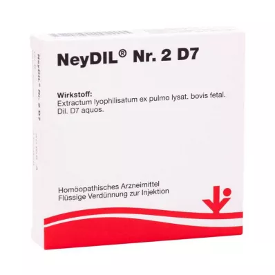 Neydil No.2 D 7 ampulės, 5X2 ml Neydil No.2 D 7 ampulės, 5X2 ml