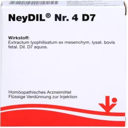 NEYDIL Nr. 4 D 7 ampulės, 5X2 ml