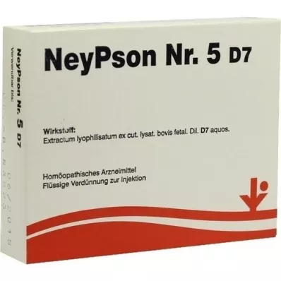 NEYPSON Nr. 5 D 7 ampulės, 5X2 ml