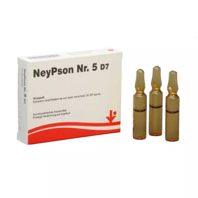 Neypson No.5 D 7 ampulės, 5X2 ml Neypson No.5 D 7 ampulės, 5X2 ml