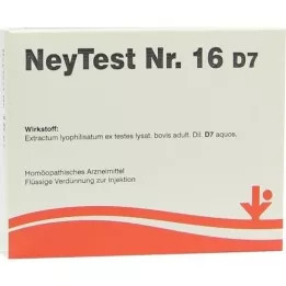 NEYTEST Nr. 16 D 7 ampulės, 5X2 ml