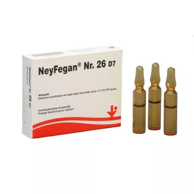 NEYFEGAN Nr. 26 D 7 ampulės, 5X2 ml