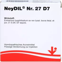 NEYDIL Nr. 27 D 7 ampulės, 5X2 ml