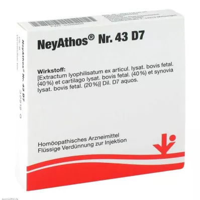 NEYATHOS Nr. 43 D 7 ampulės, 5X2 ml