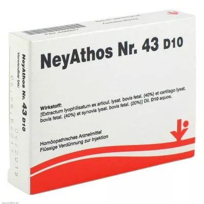 NEYATHOS Nr.43 D 10 ampulių, 5X2 ml