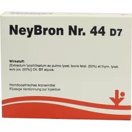 NEYBRON Nr. 44 D 7 ampulės, 5X2 ml