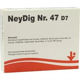 NEYDIG Nr. 47 D 7 ampulės, 5X2 ml