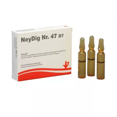 NEYDIG Nr. 47 D 7 ampulės, 5X2 ml