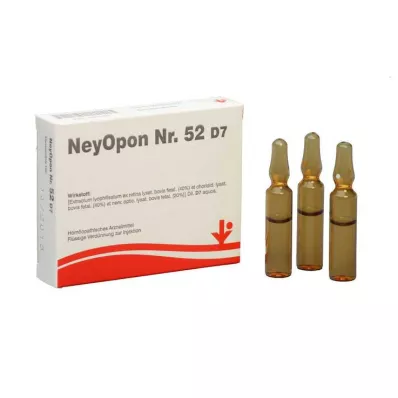 NEYOPON Nr. 52 D 7 ampulės, 5X2 ml