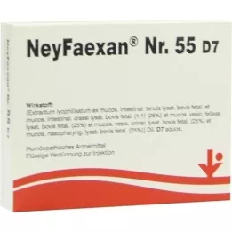 NEYFAEXAN Nr. 55 D 7 ampulės, 5X2 ml