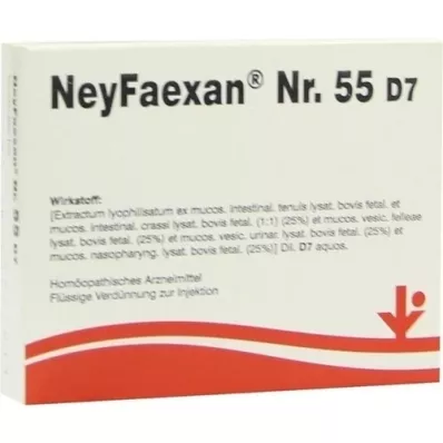 NEYFAEXAN Nr. 55 D 7 ampulės, 5X2 ml