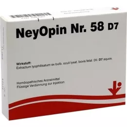 NEYOPIN Nr. 58 D 7 ampulės, 5X2 ml